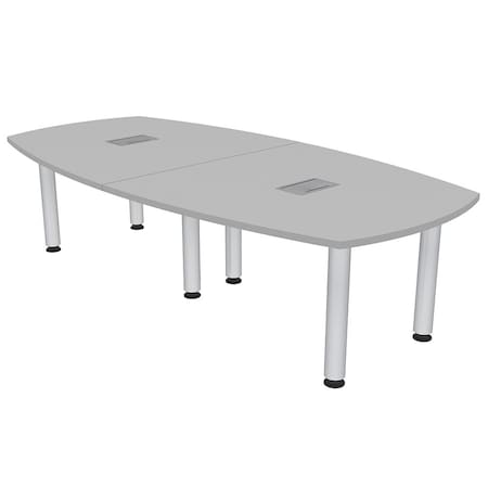 Skutchi Designs 45 in W, 96 in L, 29 in H, Engineered Wood Top, Grey H-ABOT-46X93-PT-01-EL